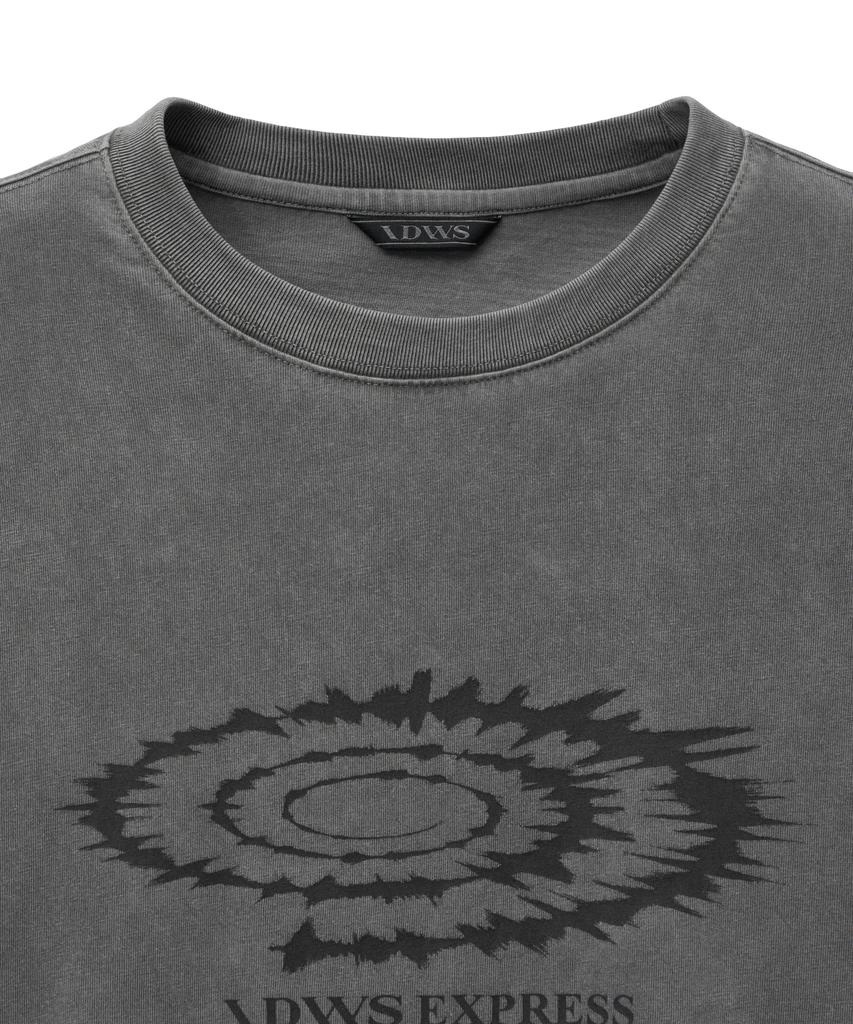 IDWS Swift Symbol Dying T-Shirt Gray