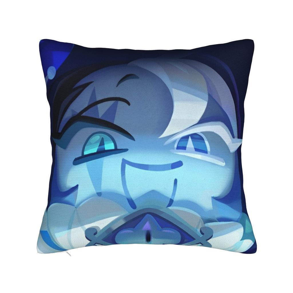 Shadow Milk Cookie Run Kingdom Square Pillow Covers Seat Cute Cartoon Anime Cushion Case Home Decoration Pillow Cover 45*45
