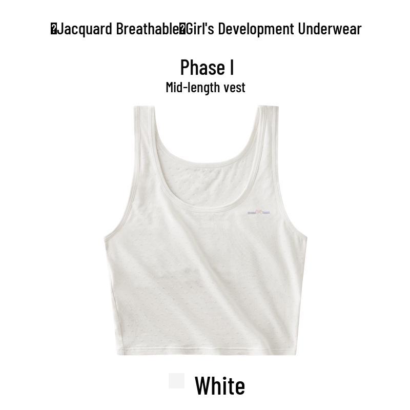 

Подростковый спортивный бюстгальтер-топ для девочек 7-12 лет - Бесшовное нижнее белье для начальной школы M (60-80 jin)