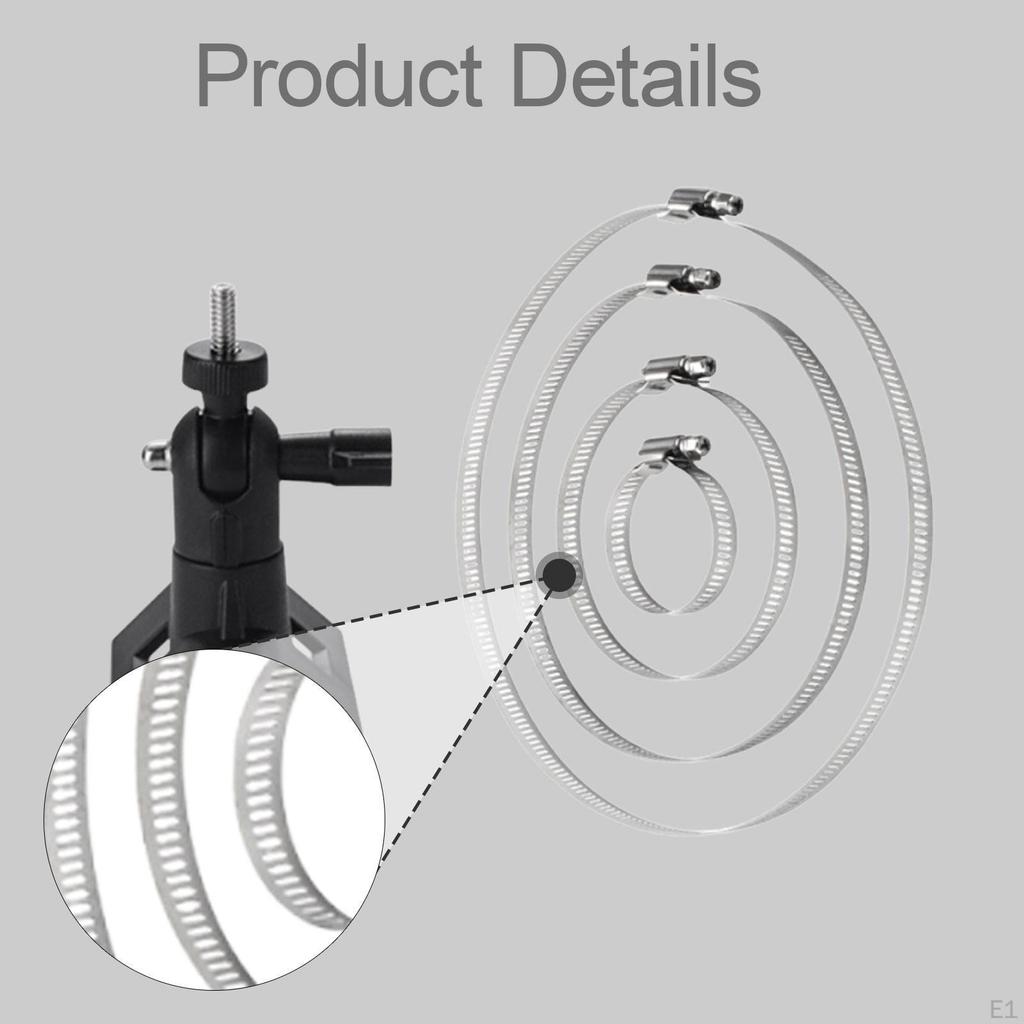Camera Mount Pipe Mounting Bracket Clamp Easy Installation Adjustable Professional Sturdy