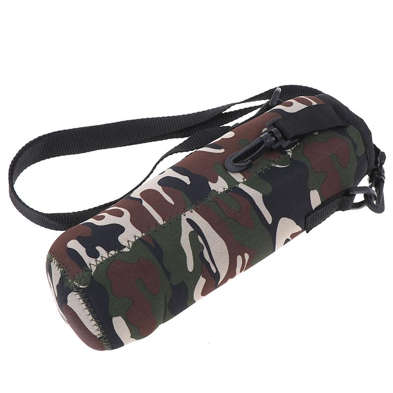 1000ML Water Bottle Carrier Insulated Cover Bag Neoprene Holder Strap Outdoor