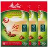 Melitta Coffee Filters, Brown, Aroma Magic, Natural Brown, 2-4 Cups, 100 Filters X 3 Boxes, 593181