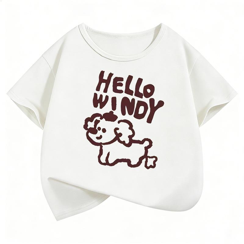 Cartoon Children s T-shirt, Summer Short-sleeve Shirt, Cartoon Animal Clothing, Cute Top 100