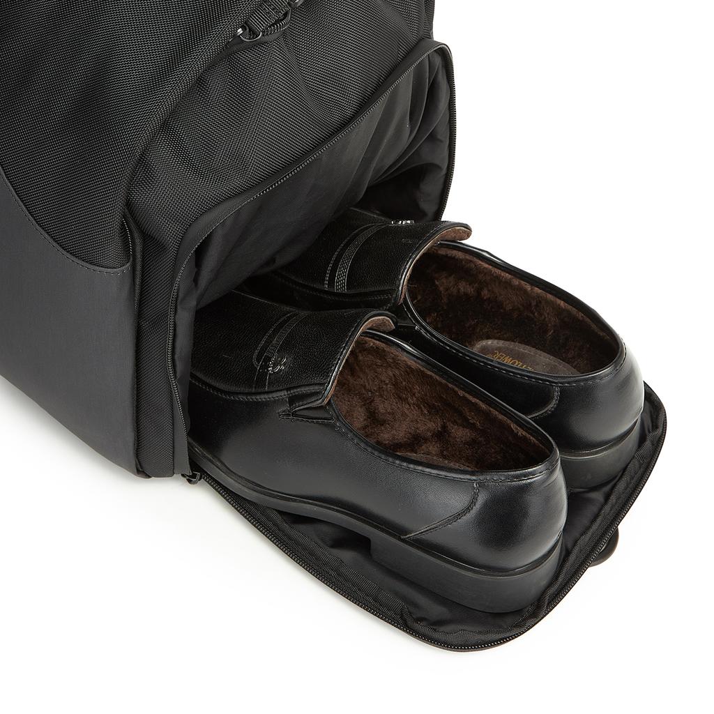 Premium Suit and Shoe Travel Bag with Wet Pocket 50L - Black