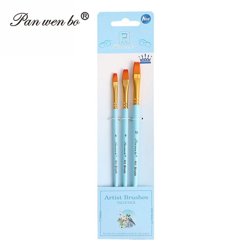 Set di 6 pennelli per pittura in nylon cross-border con gesso ad acqua e materiali artistici fai da te