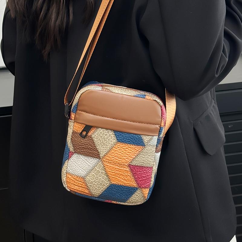 Neutral rectangular bags for men and women, with multiple colors, suitable for travel and photography, shoulder bags
