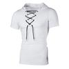 Herren T-Shirt Sommer Persönlichkeit Kapuzen-Tees Schnürung Kurzarm T-Shirt Homme Slim Fit Sportbekleidung Kleidung Herren T-Shirt