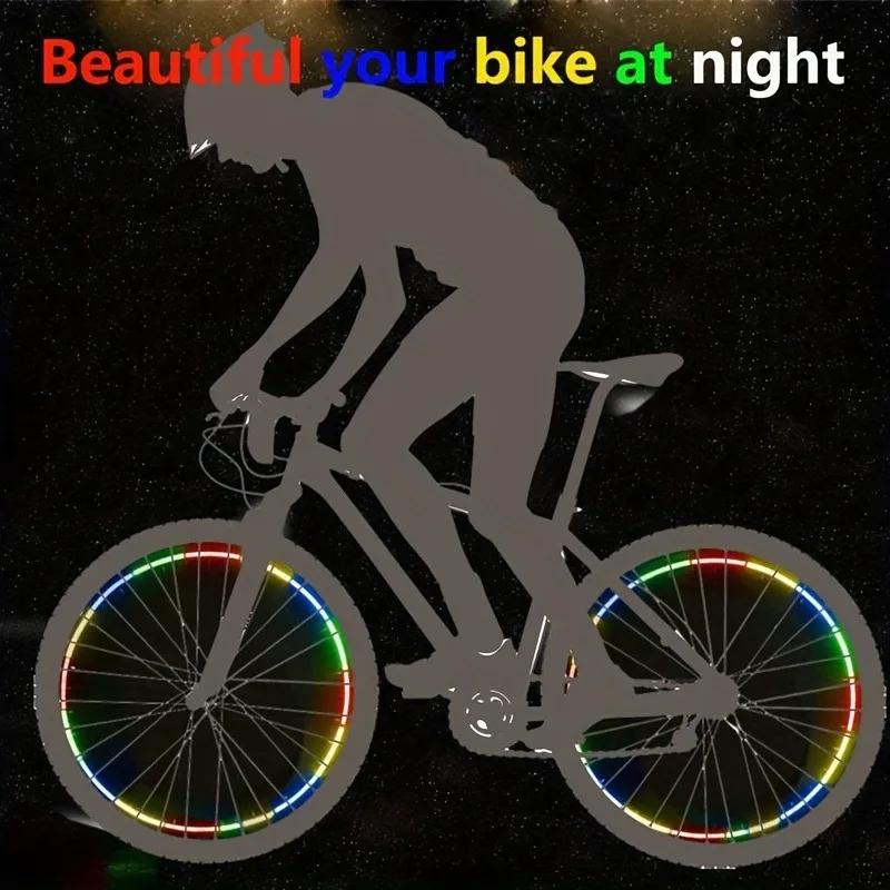 1cm*8m Reflective PVC Tape for Bicycles and Motorcycles, DIY Decorative Rim Tape for Street Motor Scooters