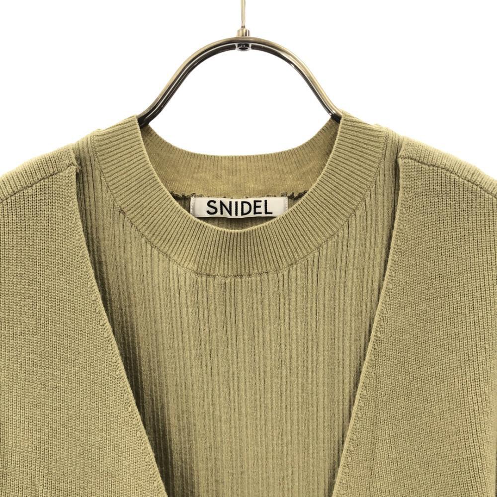 Unused SNIDEL Long Sleeve High-neck Ensemble Cardigan Women Used