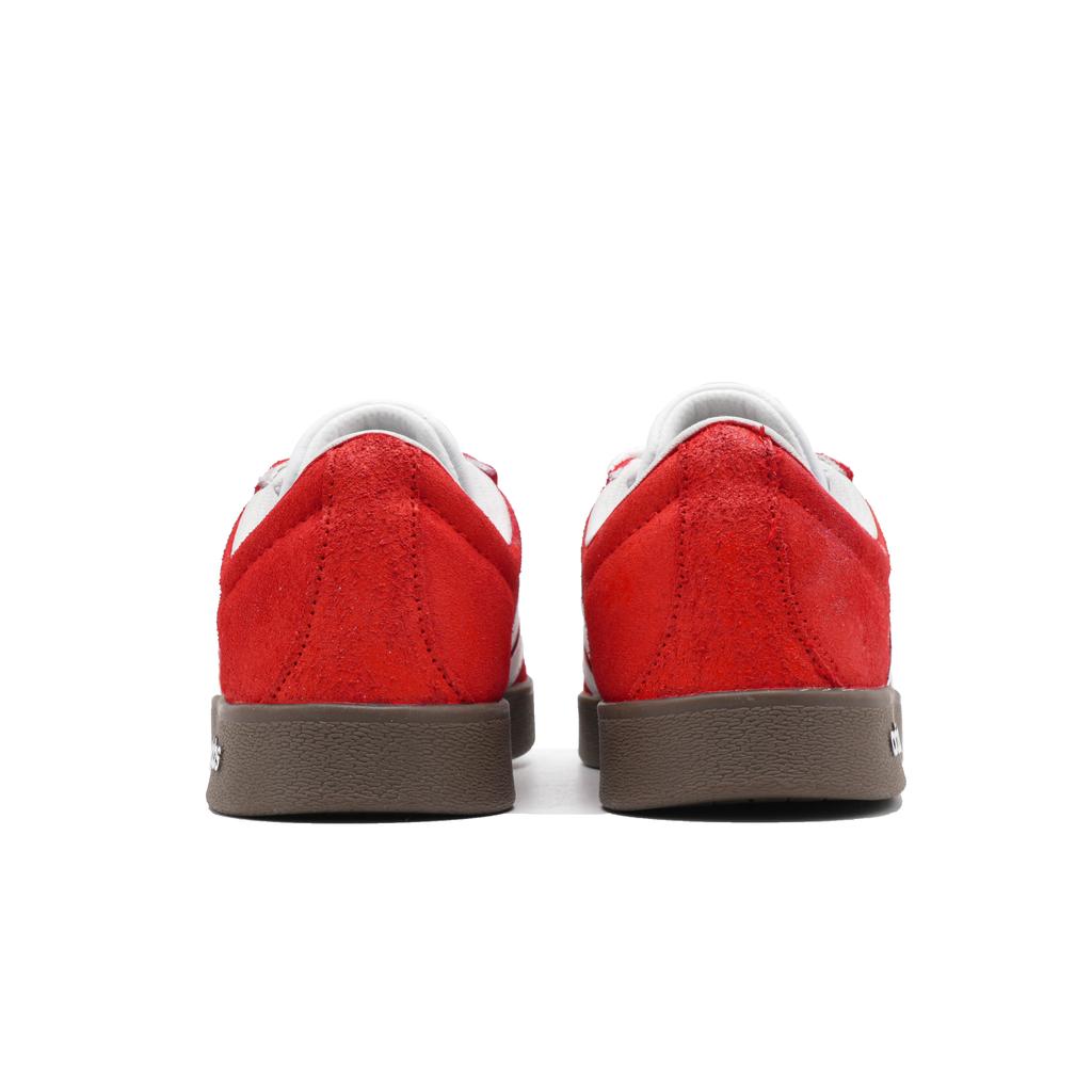 Adidas VL COURT 2.0 Cool Red Suede Slip Resistant Low top Skateboard Shoes Unisex HQ1802(Team1166-)