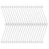 20Pcs Stainless Steel Torsions Spring Clip for Recessed Light Fixtures and Bathroom Fan Easy Installation Designs