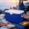 Insulated Cooler Box Sturdy Container for Campers, Camping, Fishing
