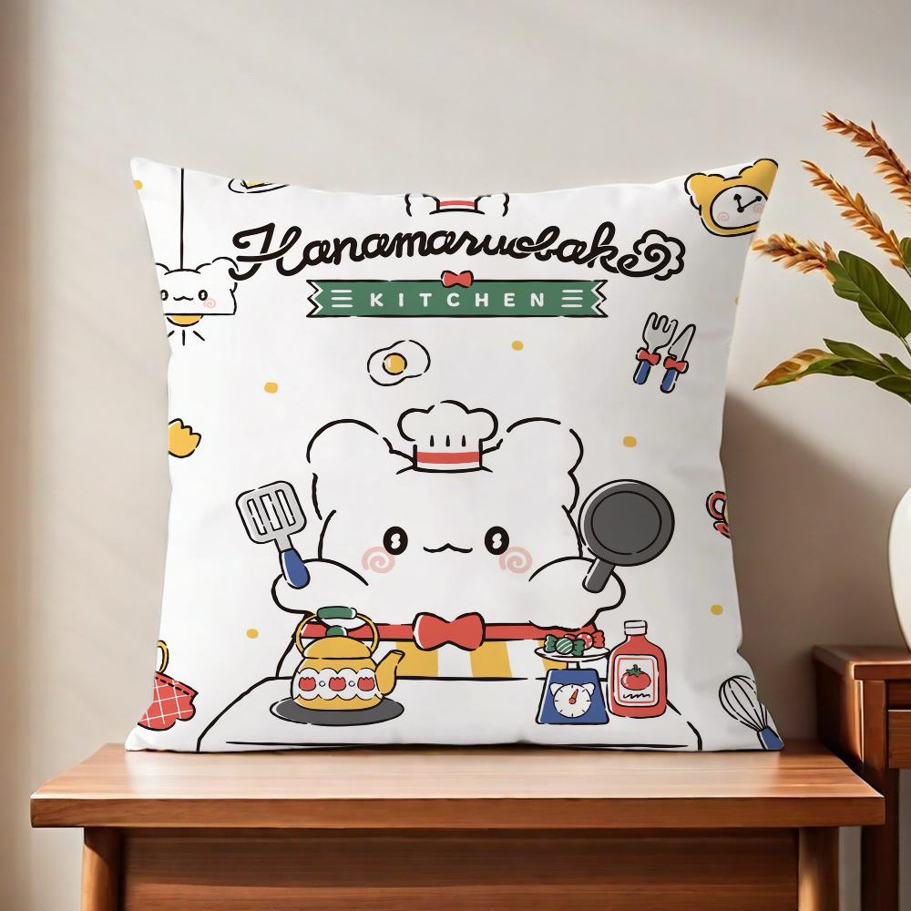 Hhanamaruobakee cartoon cushion cover For Pillow Printing Sofa Decoration Home Car Room Coffee Shop Office Nordic Simplicity