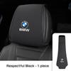 Leather Car Seat Headrest Protective Cover Accessories For BMW 1 2 3 4 5 6 7 Series G20 G30 F48 E90 E36 F30 F10 X1 X3 X4 X5 X6X7 II9