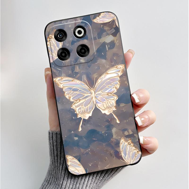 

Чохол для ZTE Blade V70 З принтом Чохол для ZTE Axon 70 М який силіконовий Чорний корпус для ZTE Nubia V70 Funda Милий Чохол з квітковим мультфільмом ZTE Axon 70