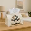 1pc Playful Folk Tissue Holder- Beige Sheep Design Sturdy Decorative Storage Organizer for Kitchen, Living Room, Bedroom, Vehicle And Events- Versatil