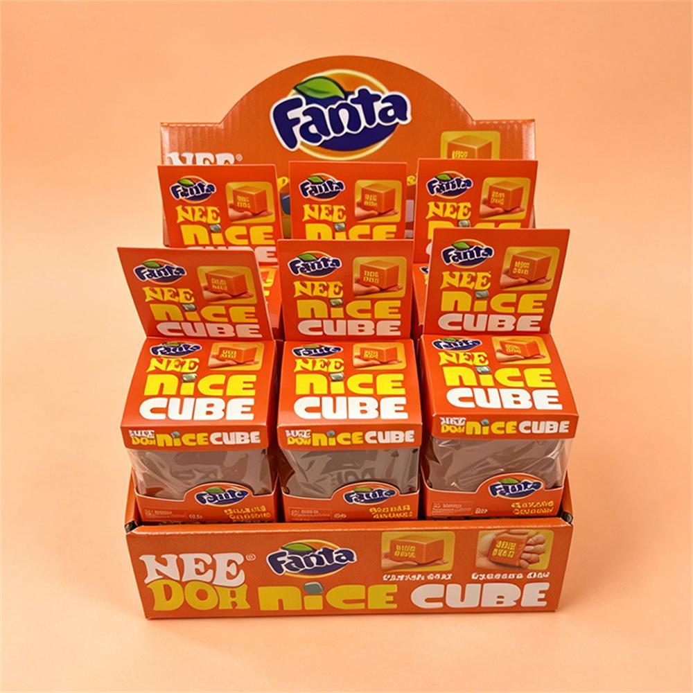 Bai Fen Bai Toys Super Popular Schylling Needoh Nice Cube Sensory Toy, Pinch And Pressure Reducing Cube, Squeezable Fidget Pressure Reducing Limi
