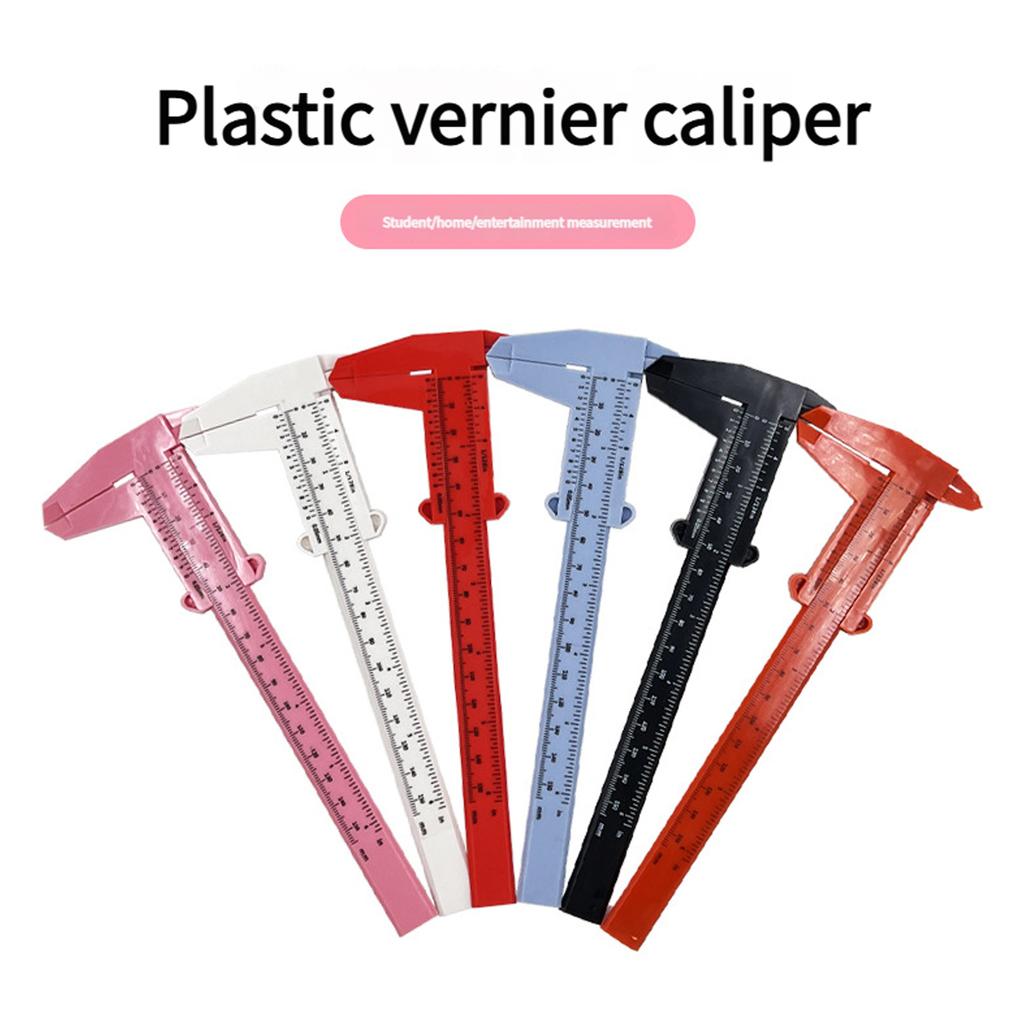 150mm Double Scale Plastic Vernier Caliper For Precision Measurement With Inch and MM Markings for School Student