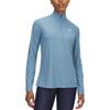 Camiseta Feminina de Manga Longa Leve e Fresca Tech Ribbed de Secagem Rápida Solta 1389857-418