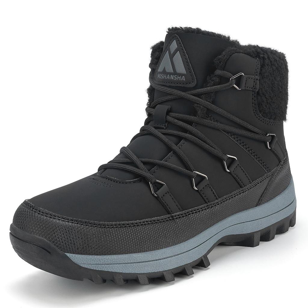 Mishansha Warm Boa Snow Outdoor Hiking Trekking Winter Snow Boots Women's Shoes, Boots, High-Top Shoes,