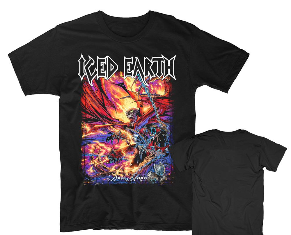 Iced Earth Рок Металл Футболка МУЖСКАЯ ЖЕНСКАЯ Унисекс Футболка XXXL