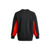 Nike Dri-FIT Colorblock Bedrucktes Strick-Sweatshirt mit Rundhalsausschnitt und langen Ärmeln für Damen Sweatshirt Schwarz DA0392-010