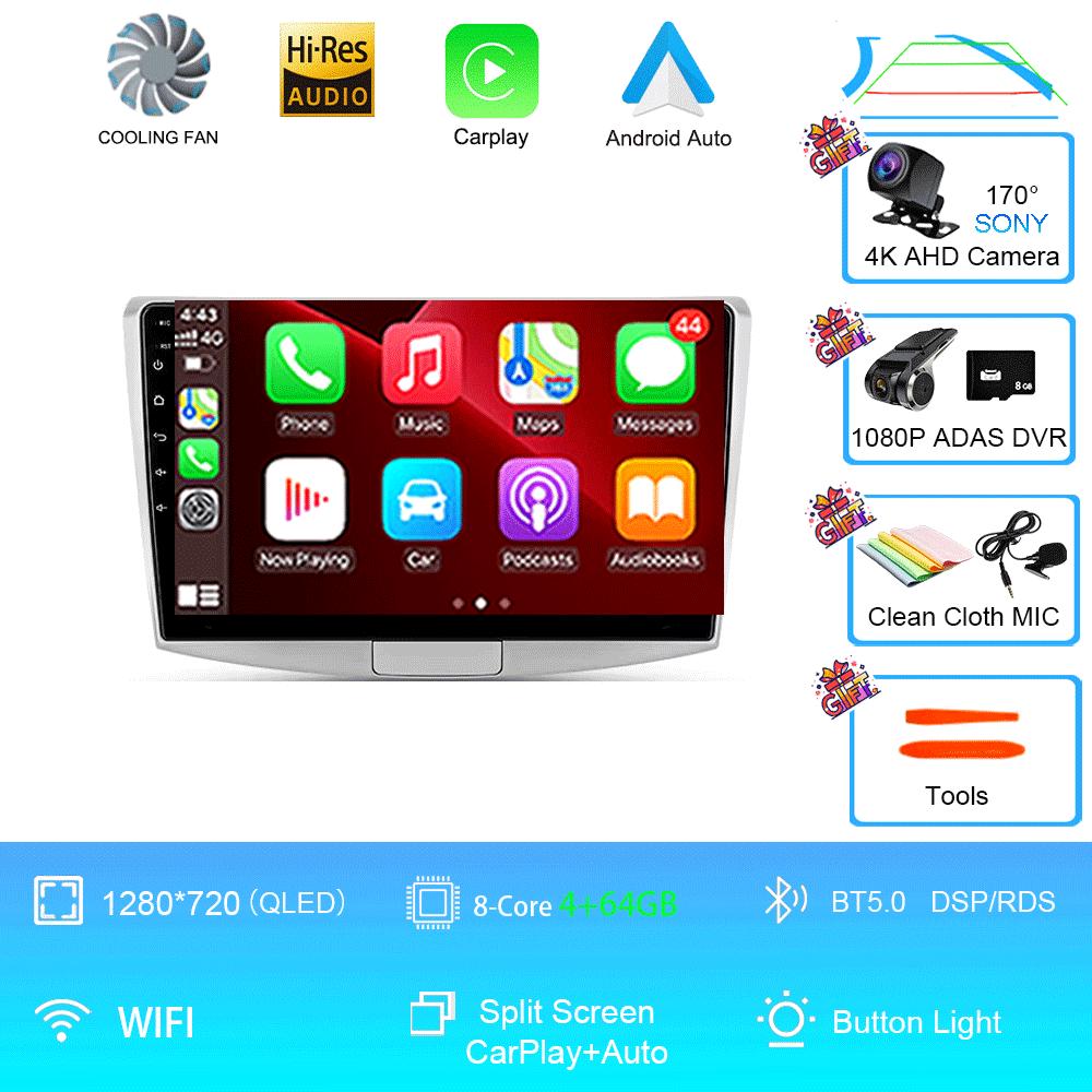 Car Radio Android 14 For Volkswagen VW Passat B6 B7 B8 CC Magotan 2011 - 2015 Multimedia Video Player Navigation GPS Head Unit