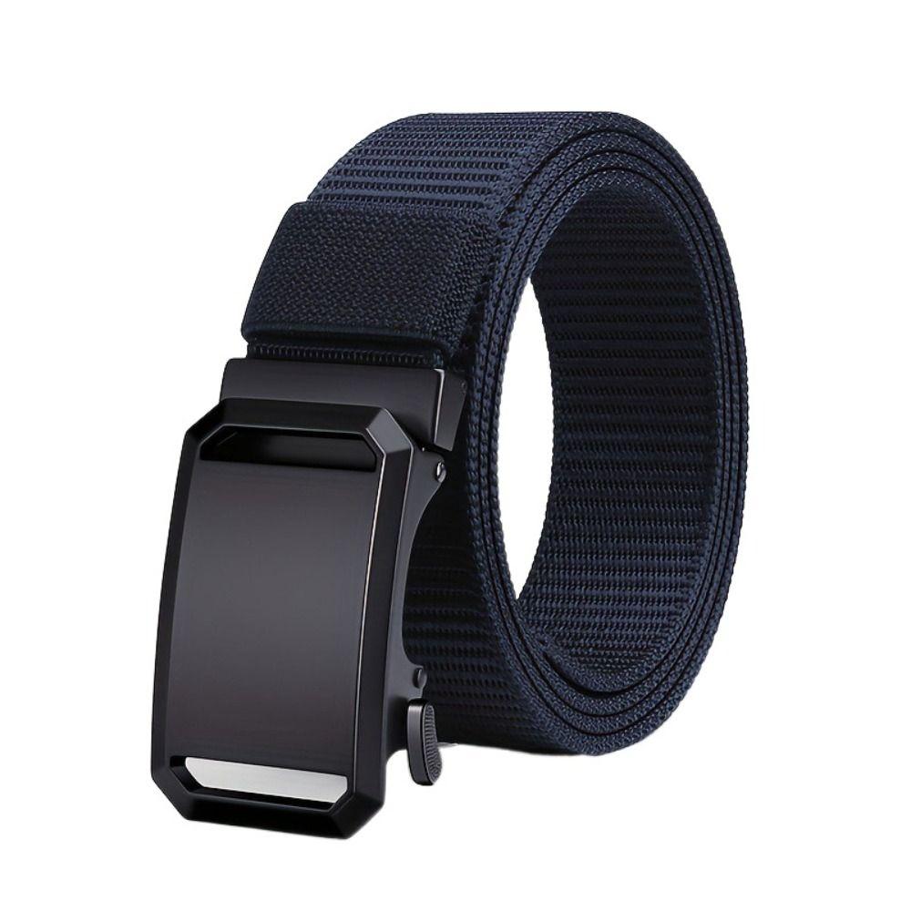 

Nylon Nylon Belt Canvas Canvas Waist Belt Casual Men Belt Outdoor темно-синий