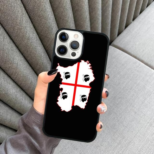 Flag of Sardinia phone Case Cover For iPhone 17 Air 16 15 14 Plus apple 16 11 12 13 Pro Max coque