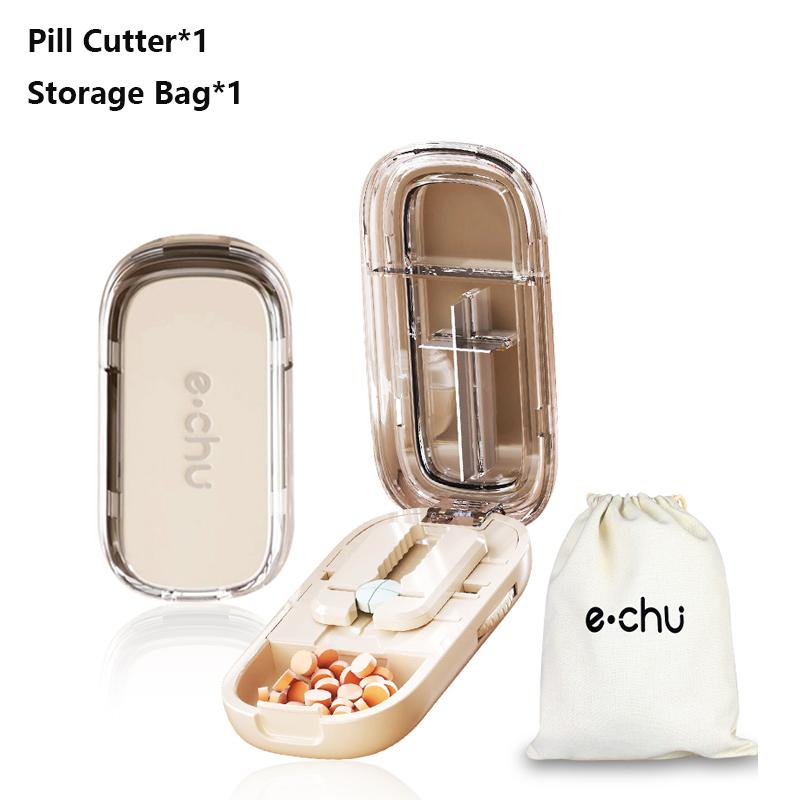 Bärbart 7-dagars pillerfodral Dagligt medicinrese mediciner Förvaring Hemliga fack Pillerfodral för utomhusresor