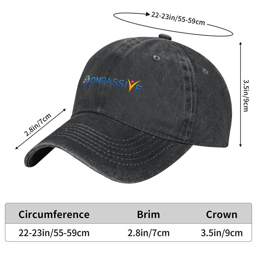 ONPASSIVE Baseball Cap Funny Hat Golf Hat Man Kids Hat Sports Cap Women Beach Fashion Men's