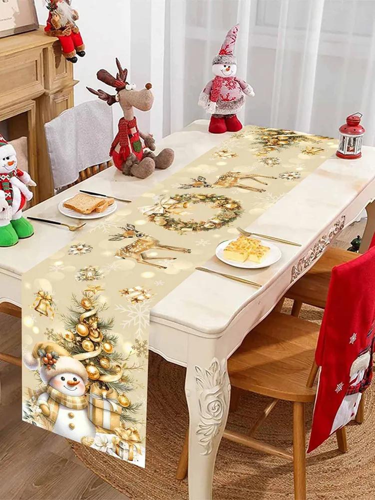 Table track 35x180 cm polyester anti-slip coating multi-colored