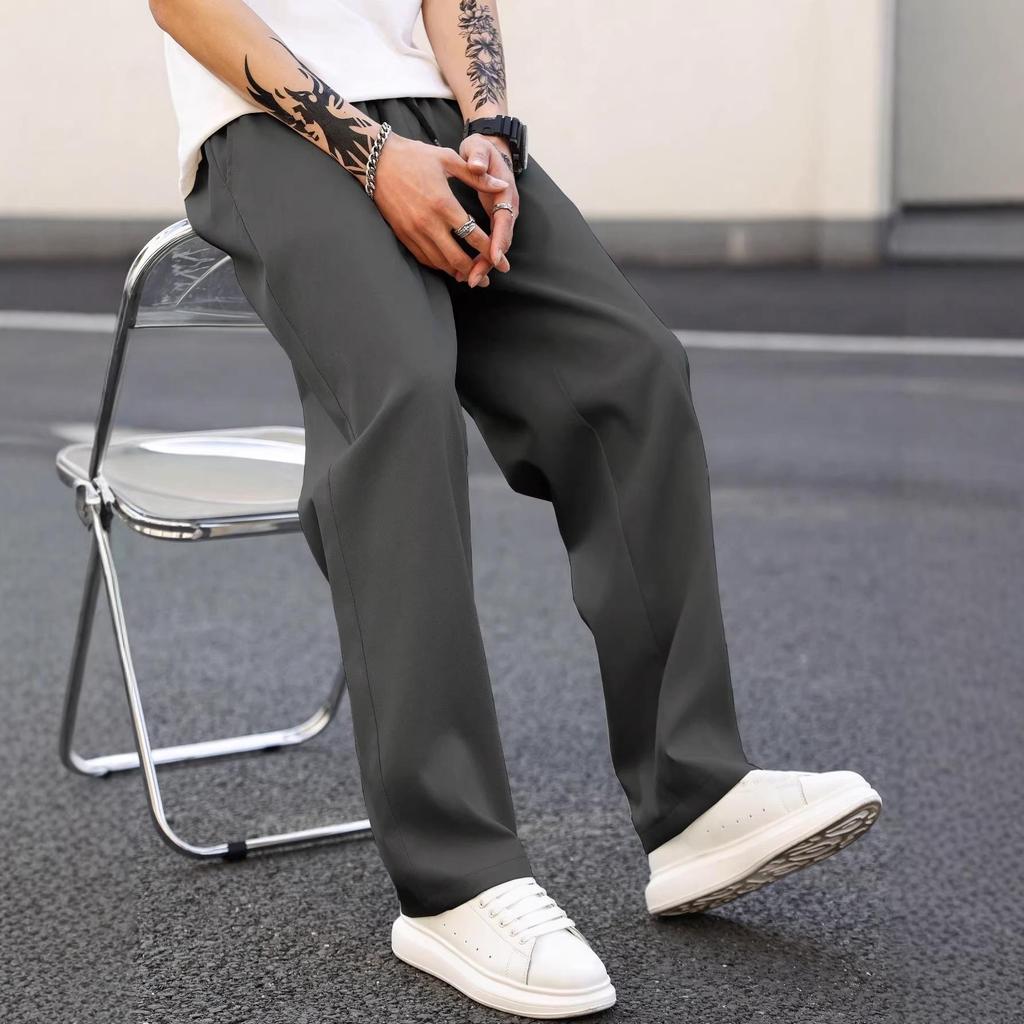 Men's American-Style Trendy Loose Straight-Leg Casual Pants