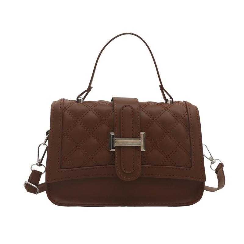 Simple New Diamond Embroidery Thread Women's Color Matching Large-capacity Exquisite Shoulder Messenger Bag