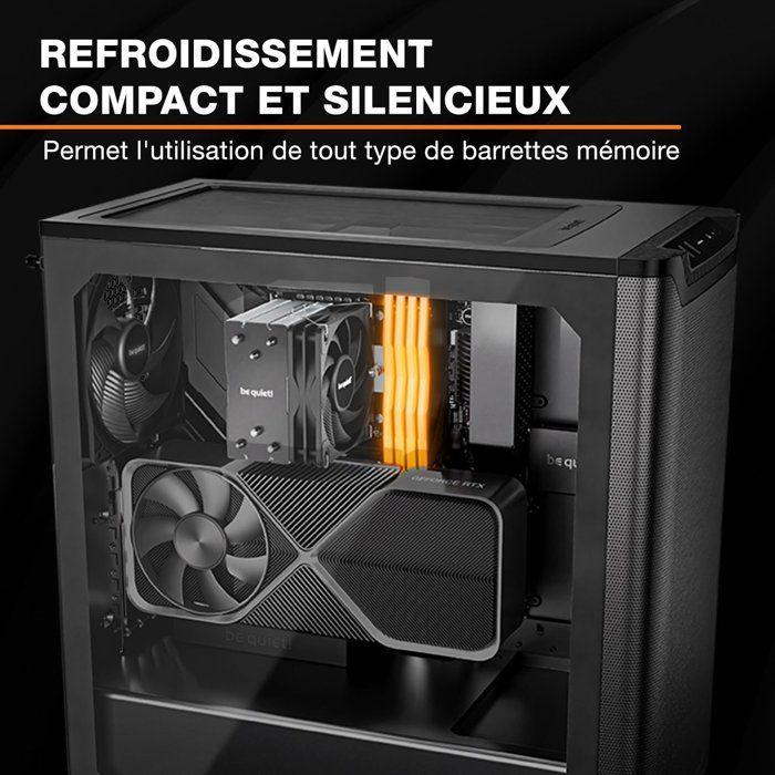be quiet! PURE ROCK PRO 3 Slim - Ventirad CPU - Ventilateurs 100mm
