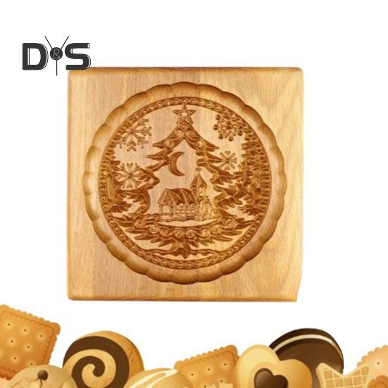 Moule à Biscuits En Bois Sculpté Pour Pain D'épices, Moules à Biscuits Pour Springerle, Tragacanthe, Massepain, Pryanik Russe, Pain D'épices (a