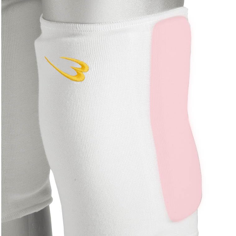 BODYMAKER Low Kick Support Side Guards Knee Support for and Size Black (Pair) KD013, Karate, Snowboarding, Fighting, M,