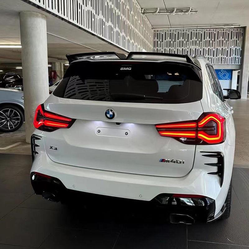 

Задний спойлер на крышу для BMW X3 (2018-2023 гг.) - Стиль Oettinger, Клейкий, Не требует сверления Unpainted (requires sanding and painting)