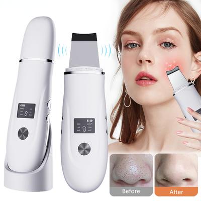 Ultrasonic Skin Scrubber Blackhead Remover Ultrasonic Peeling Pore Cleaner Ansiktsrengöring Scrubber Ultrasonic Facial Espatula