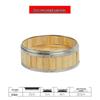 Stainless Steel Edged Bamboo Steamer