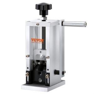 VEVOR Manual Wire Stripping Machine, 1.5 mm-30 mm Copper Stripper with Hand Crank or Drill Powered, Visible Stripping Depth Reference