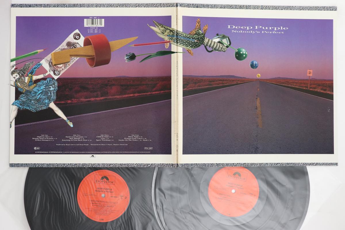 

LP Record DEEP PURPLE - Nobody s Perfect 835899 POLY DOR 1988 Europe Rock Used