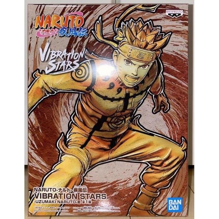 Banpresto Naruto Shippuden Vibration Stars - Uzumaki Naruto - III (Orange & Blue)