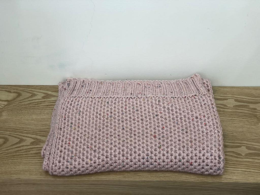 Scarf women's winter new versatile warm wool scarf men's and women's knitted thickened scarf