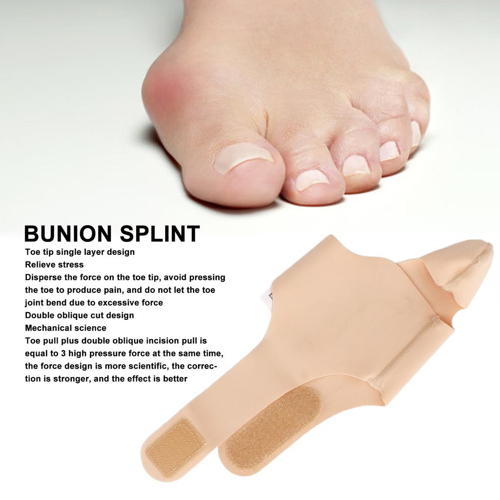 Big Toe Bunion Splint Straightener for Men Women Breathable Bunion Corrector for Left Foot Pain Relief L 40‑44 Size