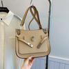 New Women's Bag Fashionable Texture H Home Lock Platinum Bag Shoulder Oblique Span Bag