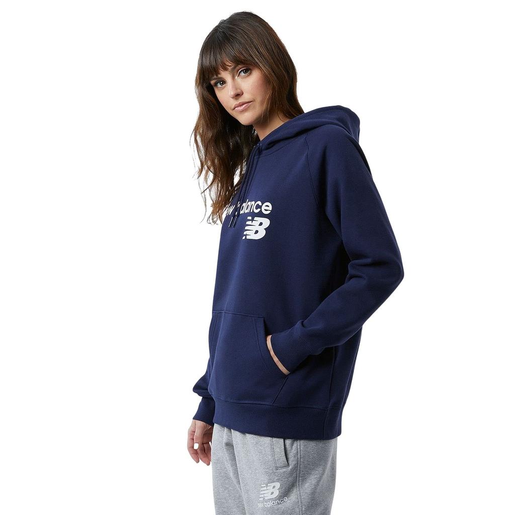 New Balance Core Fleece Hoodie Fleece PGM S Women's (WT03810) Sweatshirt, Lining, (Pigment),