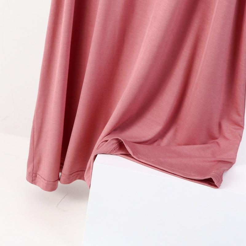 Summer Women's Sleeveless Camisole Dress Plus Size Loose Casual Inner Long Bottom Dress