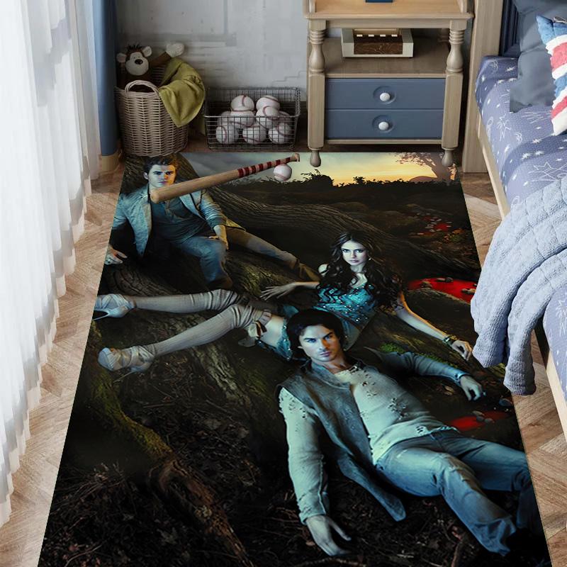 Vampire Diaries: Rainy Night Gathering carpet Suitable for all seasons Home Decor Room Christmas gifts Dormitory decoration
