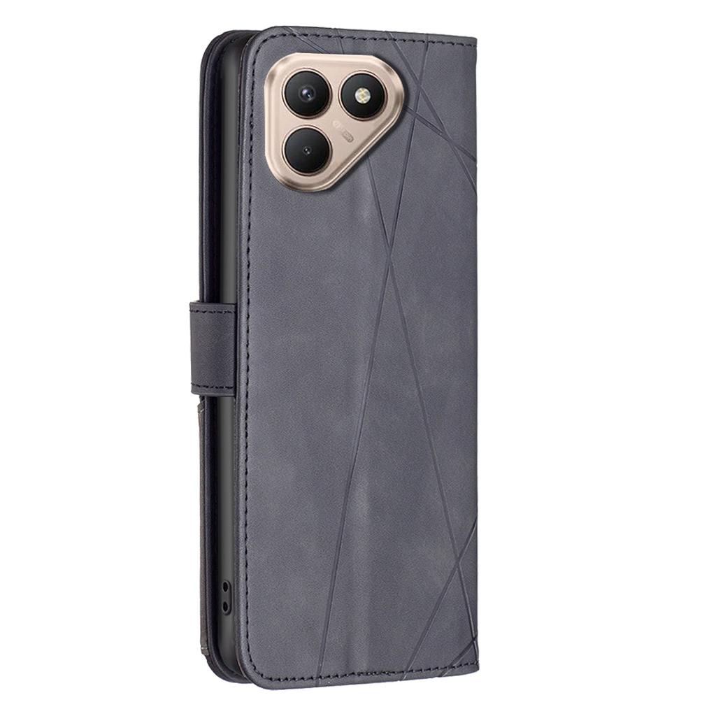 For TECNO Pova 7 Ultra 5G Phone Case BINFEN COLOR Wallet Stand Geometry Imprint Leather Cover